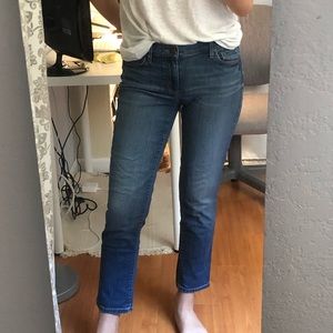 Modern Cuffed Crop Jeans - LOFT (Size 26/2)